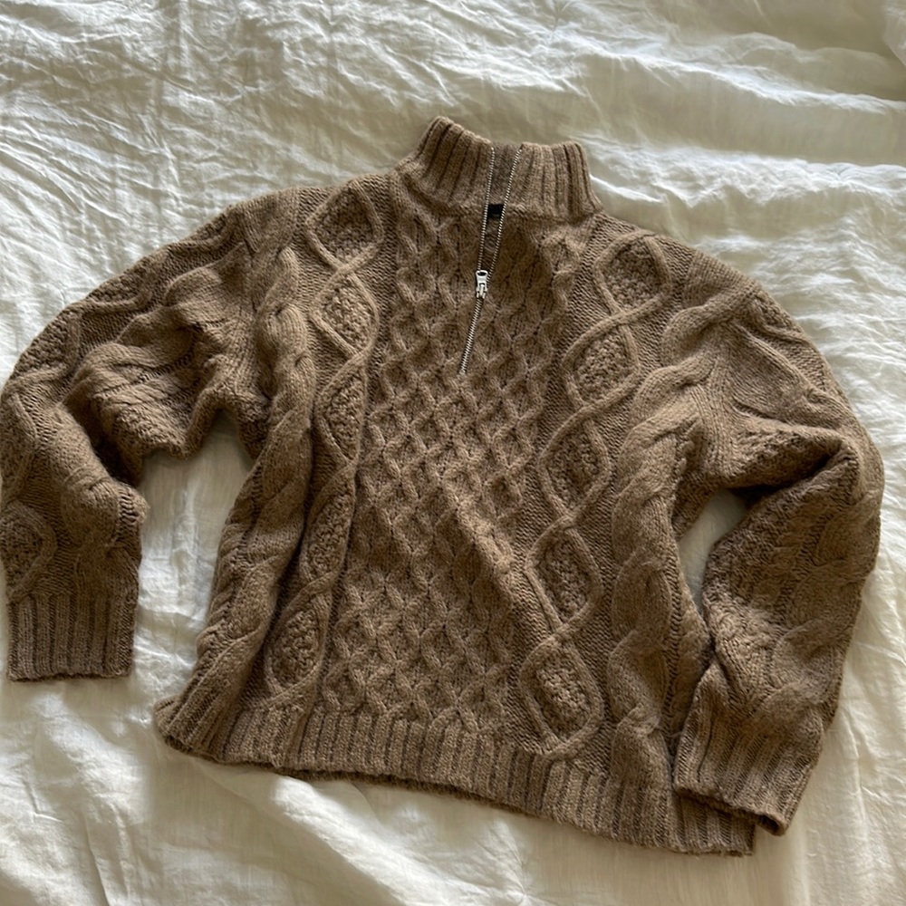 Jenni Kayne Cable Half Zip